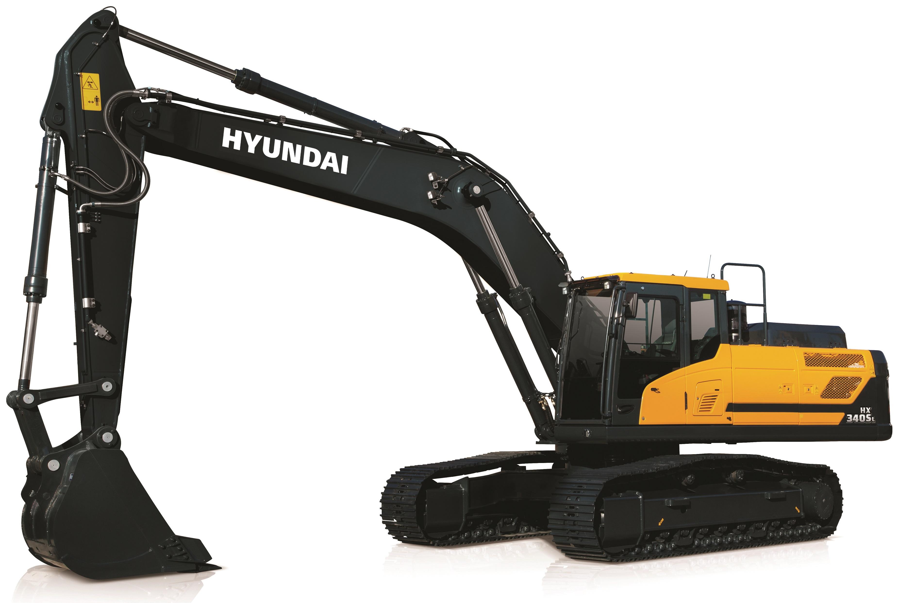 Hyundai HX340SL gusenitsali ekskavator